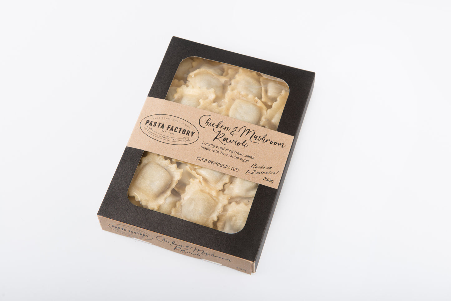 Chicken & Mushroom Ravioli (square)